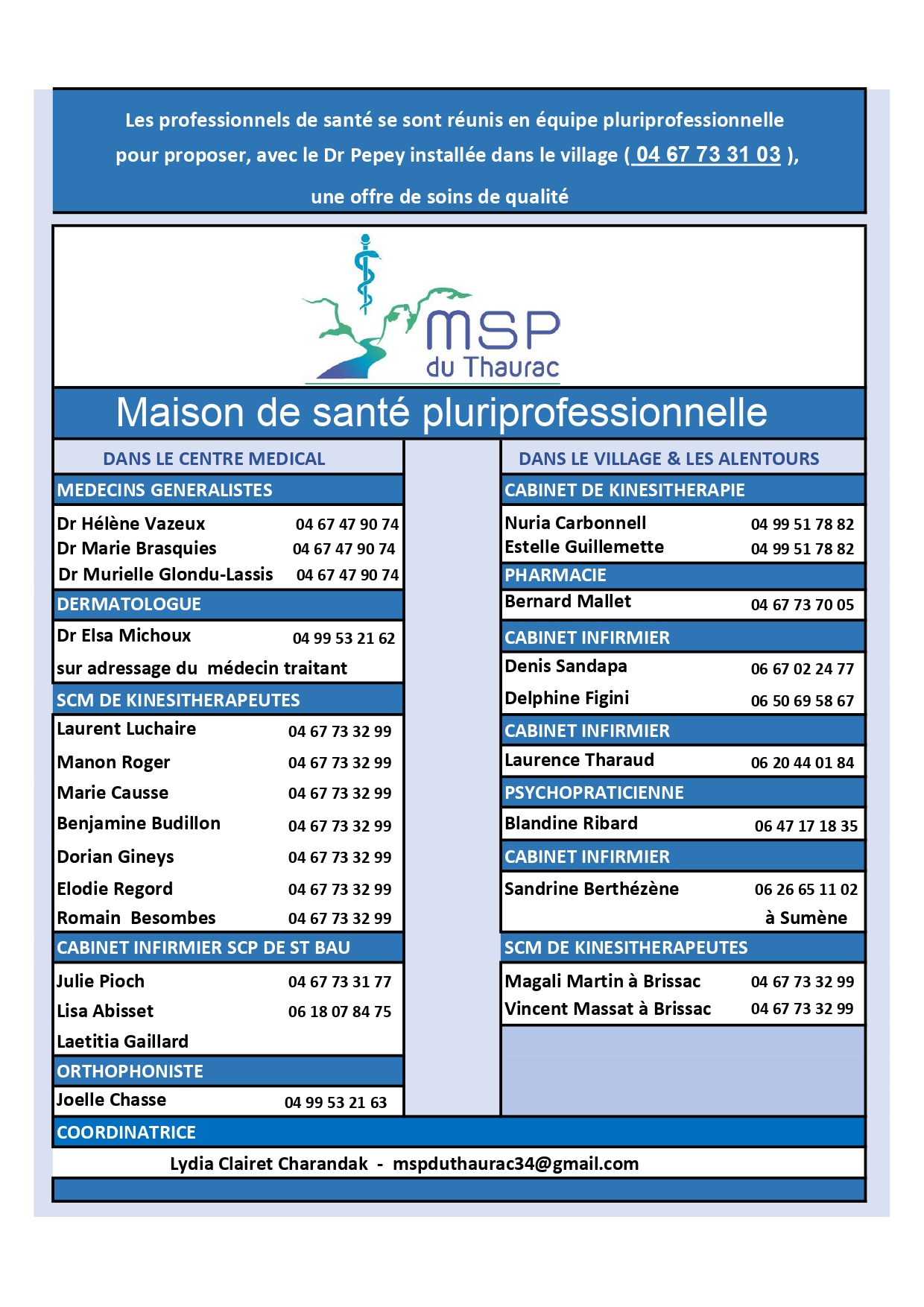 TABLEAU DE L EQUIPE MSP page 0001