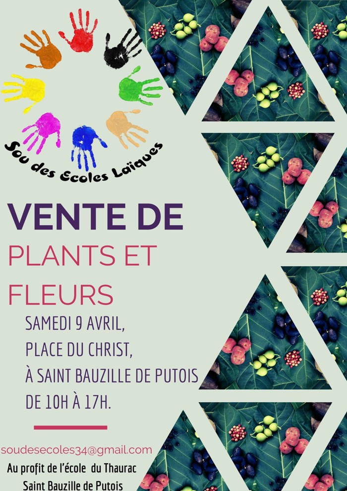 Vente de plants et fleurs à St Bauzille de Putois