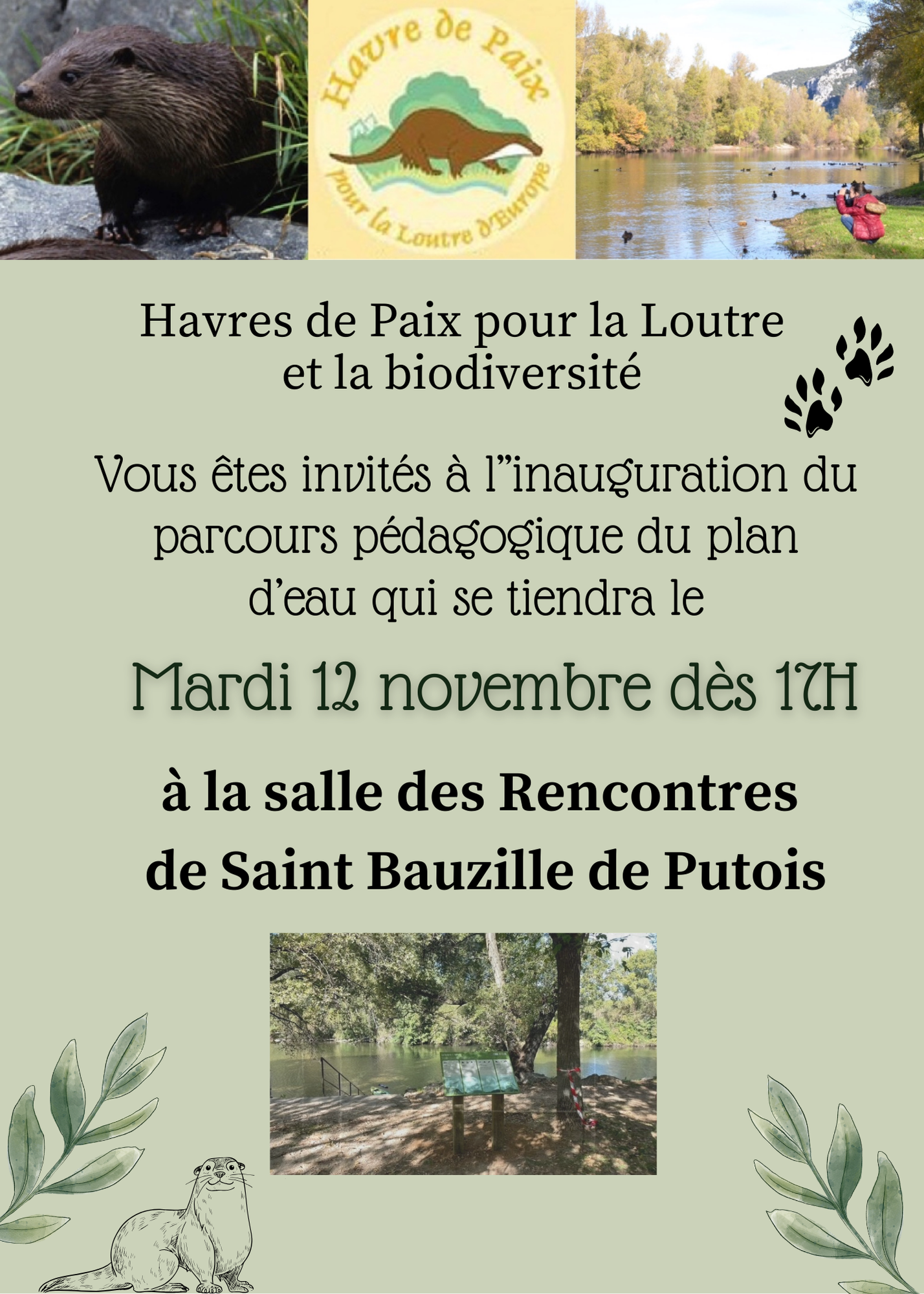 affiche inauguration