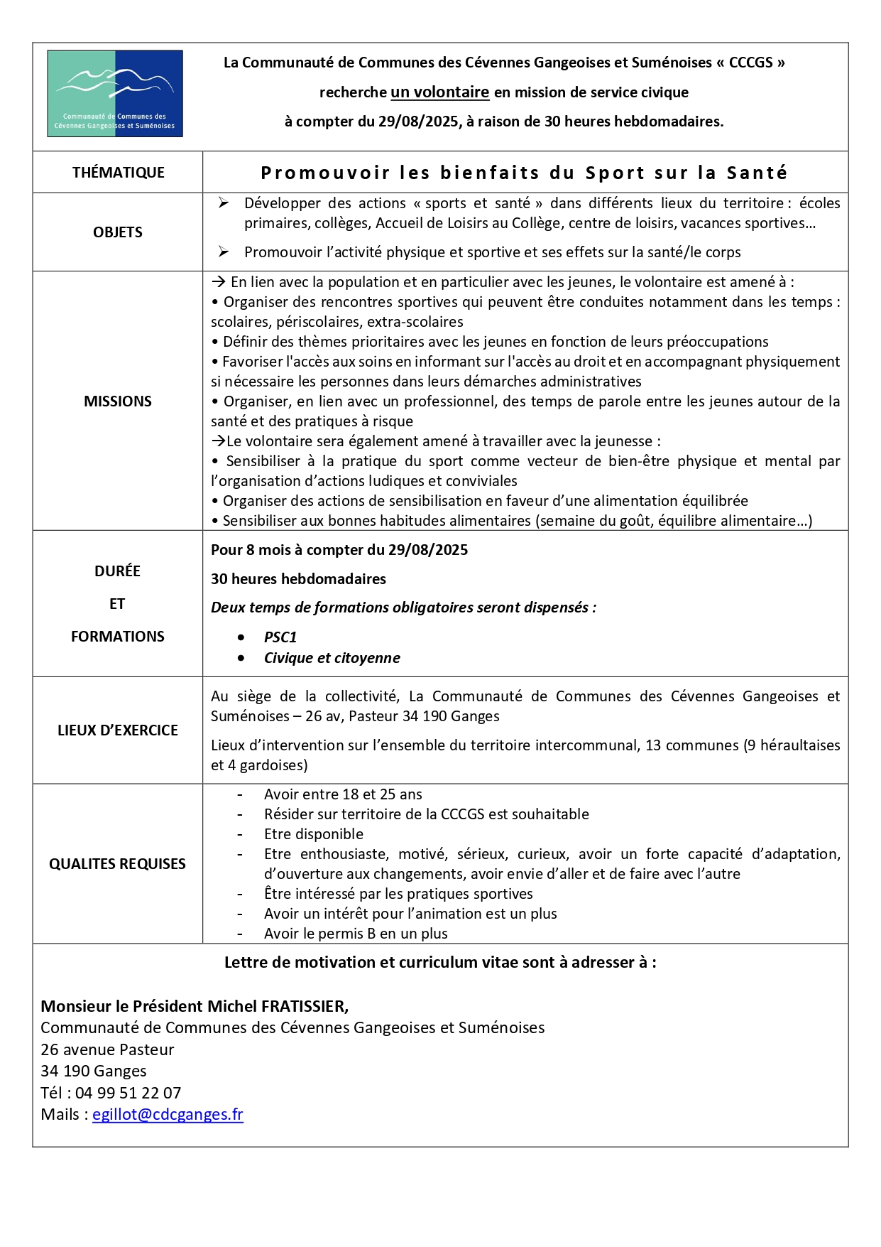 fiche de poste Amb Sport santé 29 08 2025 page 0001