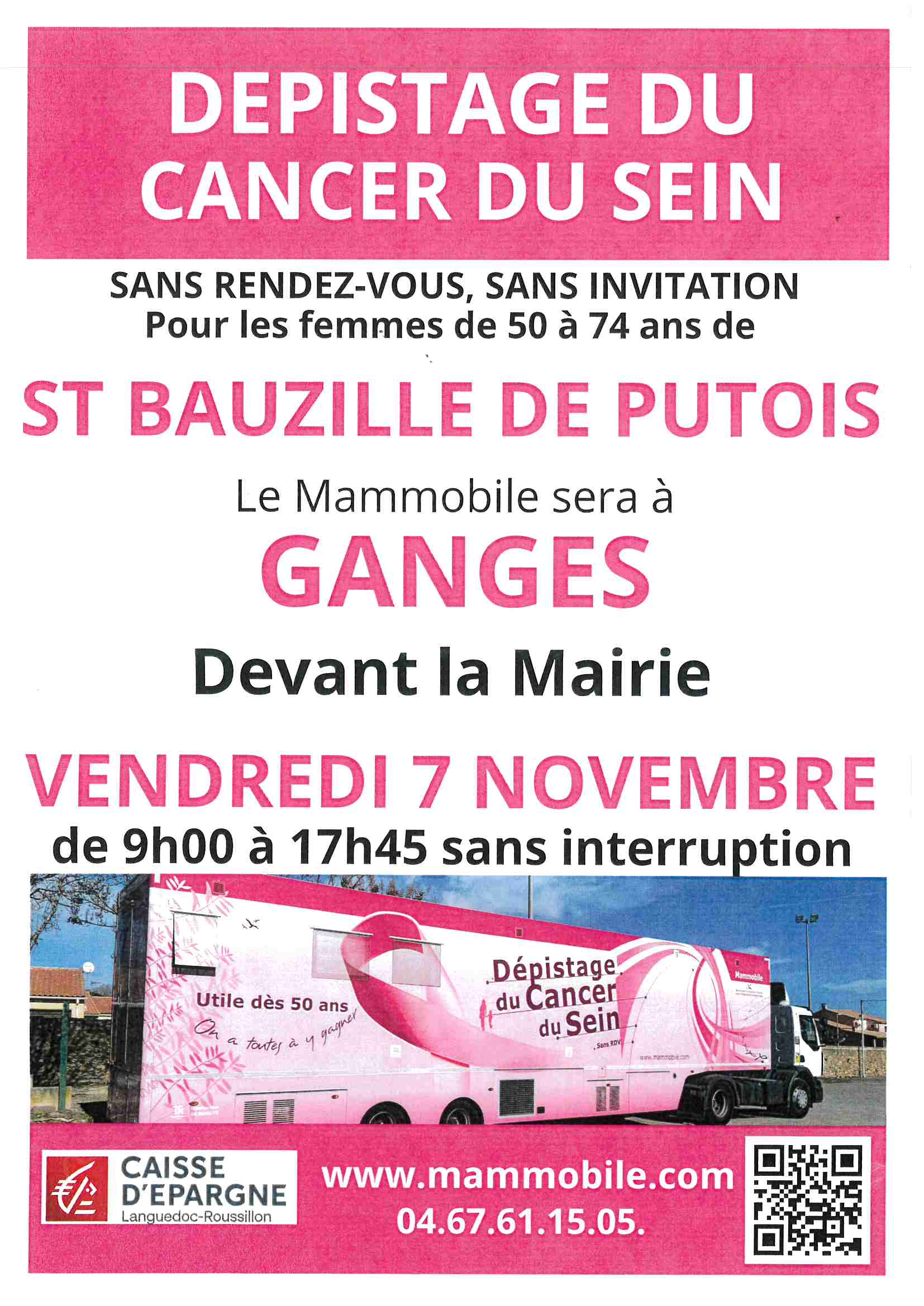 DEPISTAGE CANCER DU SEIN