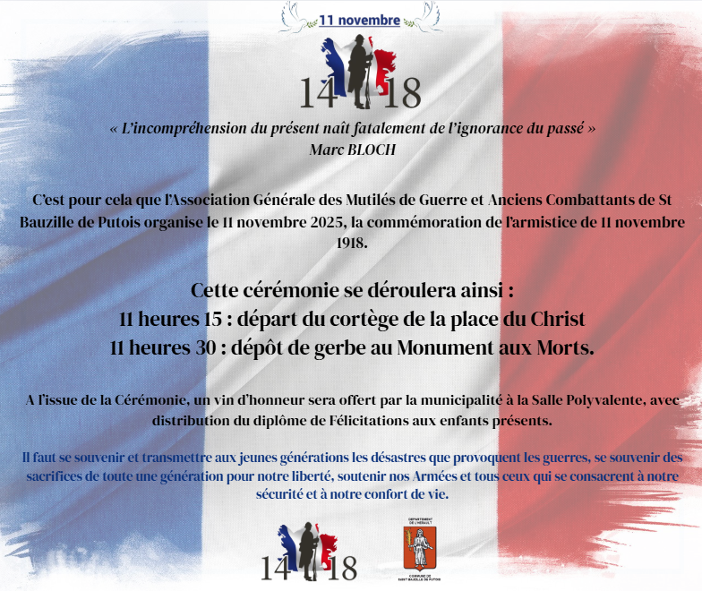 COMMeMORATION 11 NOVEMBRE