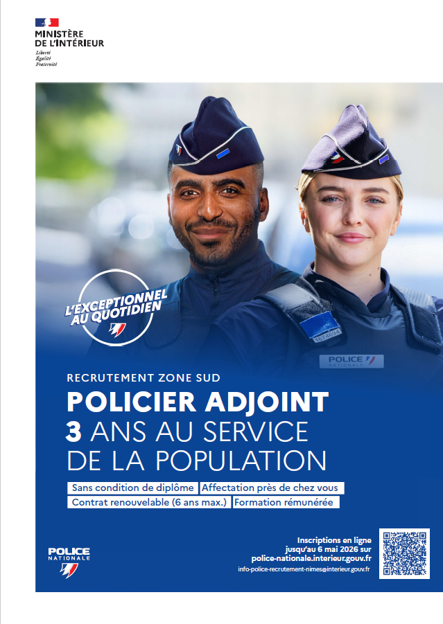 recrutement police