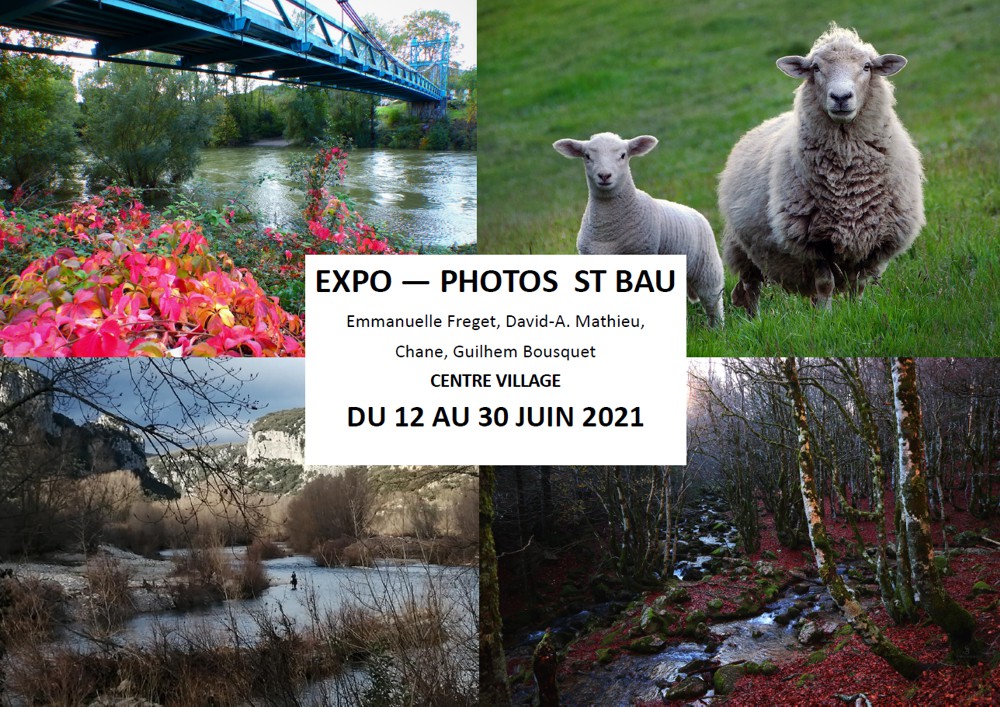 Exposition photo à St Bauzille du 12 au 30 juin 2021
