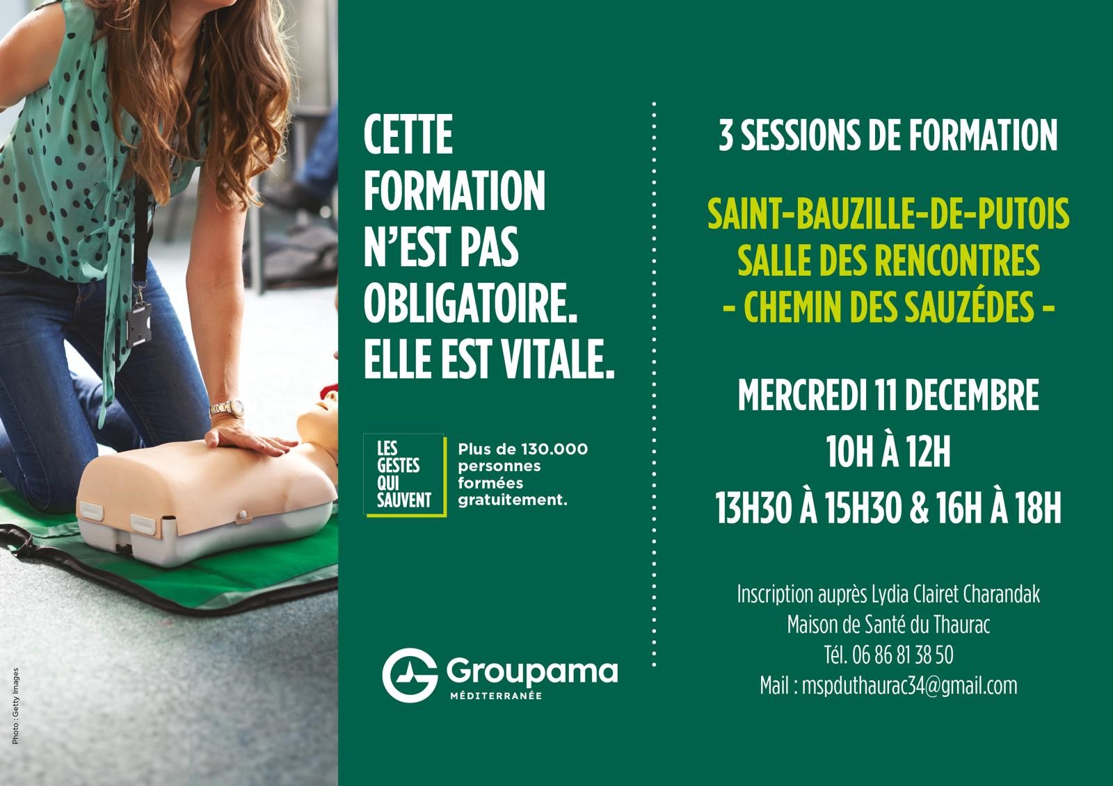 FORMATION PREMIERS SECOURS