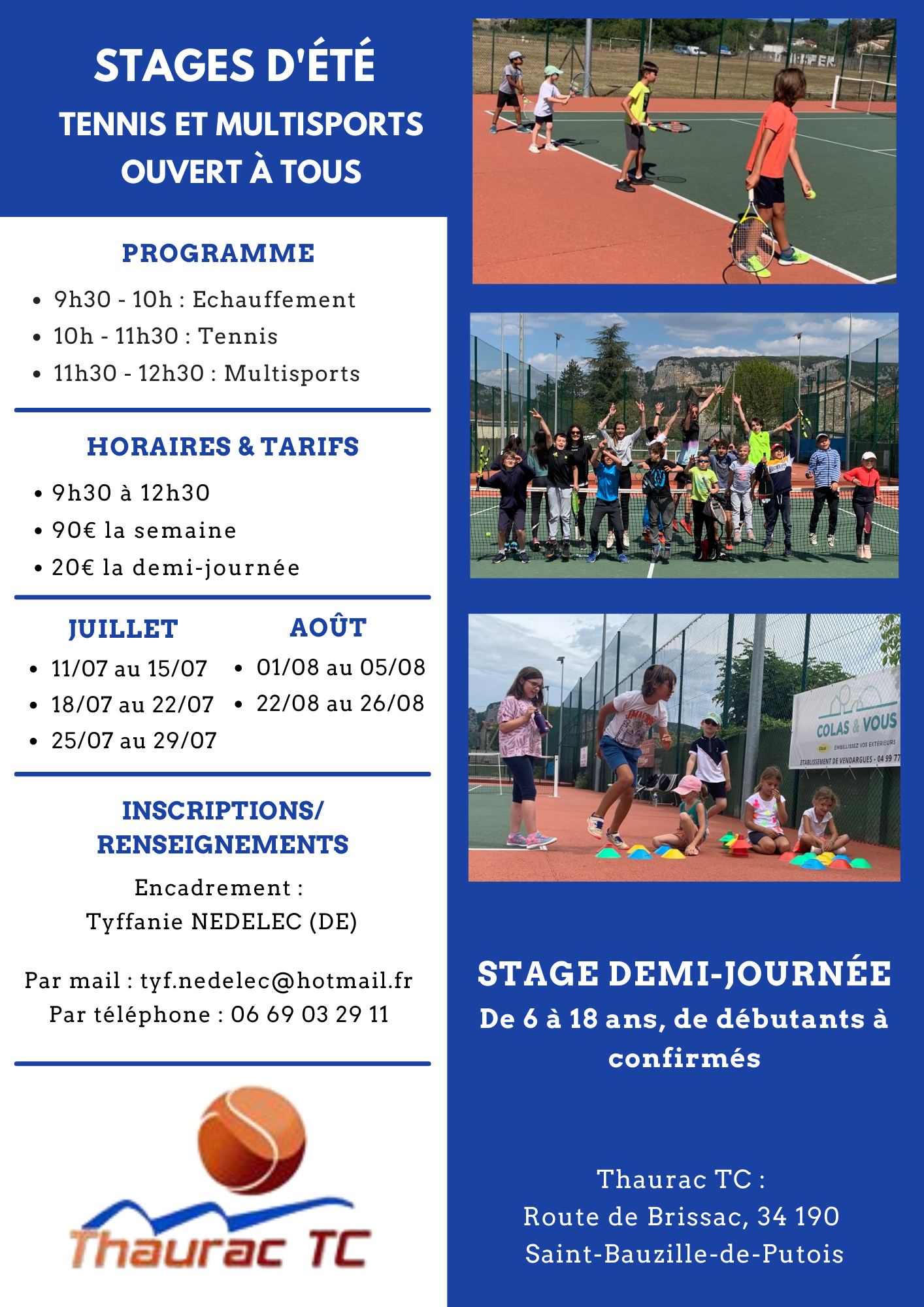 Flyer stages ETE