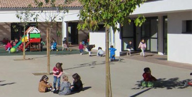 Cour de l'école maternelle